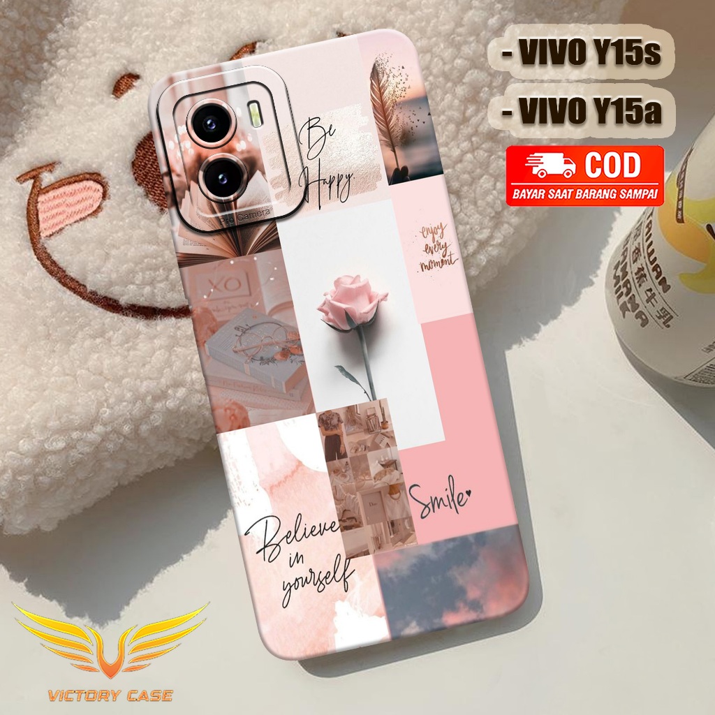 New Aesthetic Case - Softcase Vivo Y15s / Y15a Terbaru - Case Hp Vivo Y15s / Y15a - Casing Vivo Y15s