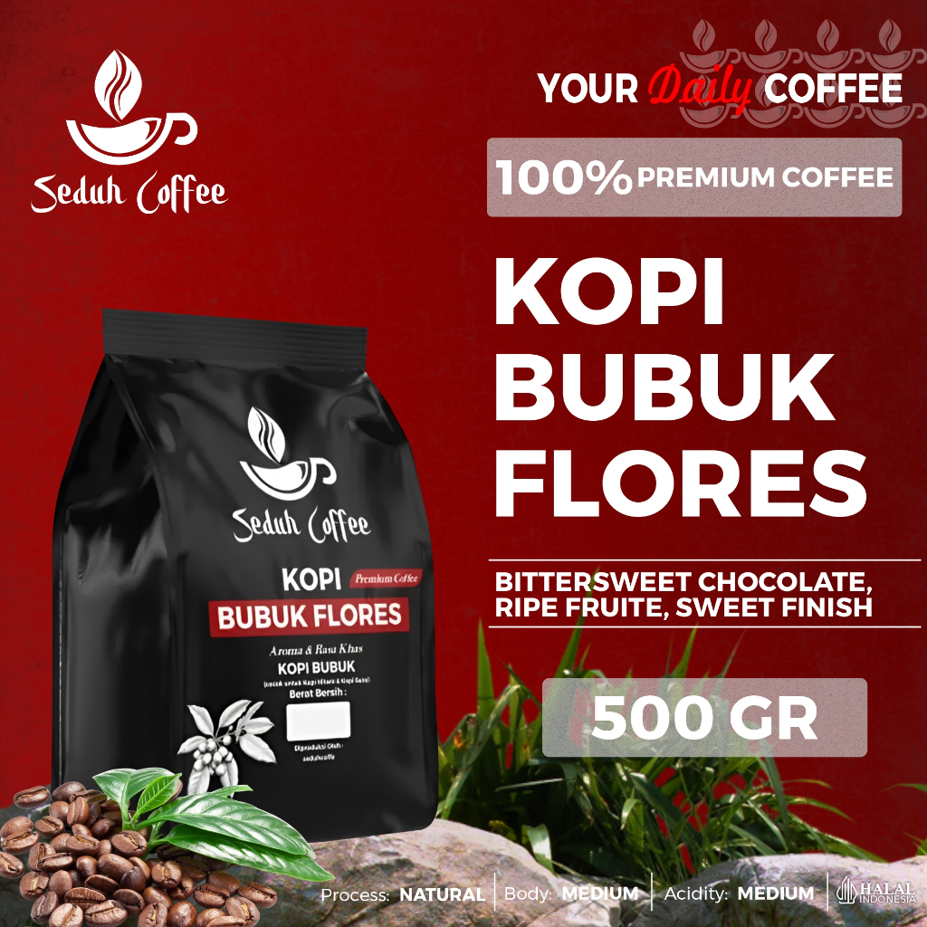 

SEDUH- Bubuk Kopi Bubuk Flores Premium 500gr