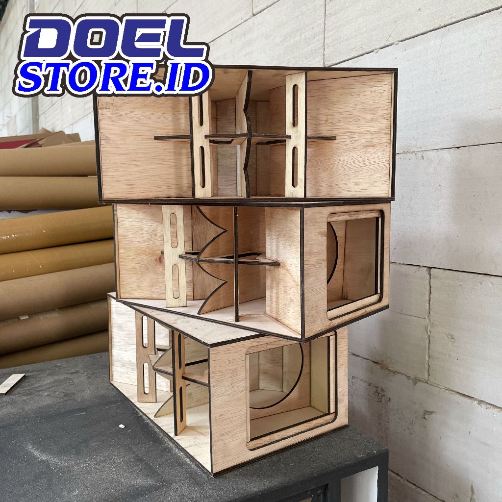 Box Speaker CLA Double 3 in 4 in 5 in Box Miniatur Sound System Doel