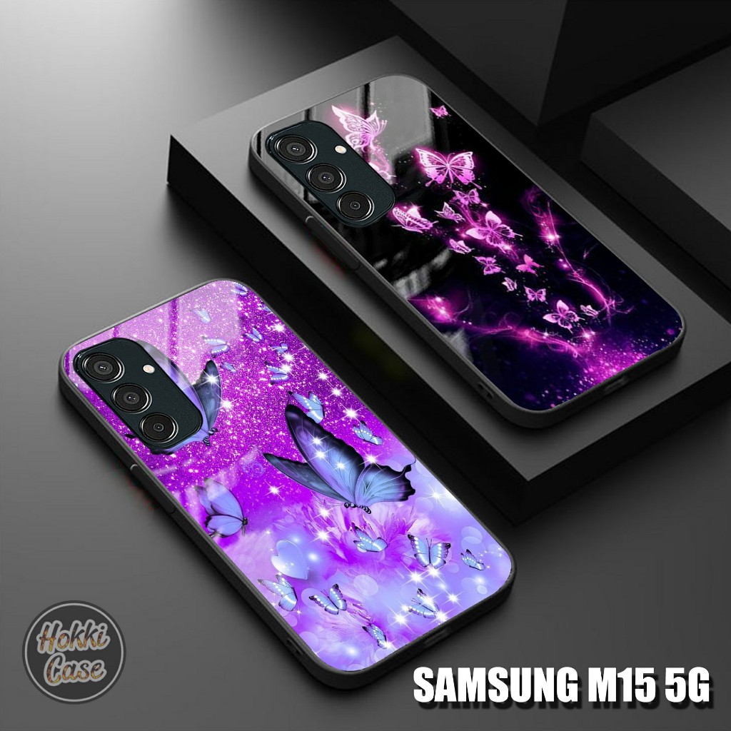 Case Samsung M15 5G - Softcase Glass Kaca Samsung M15 - Casing Samsung M15 5G - Silikon Samsung M15 