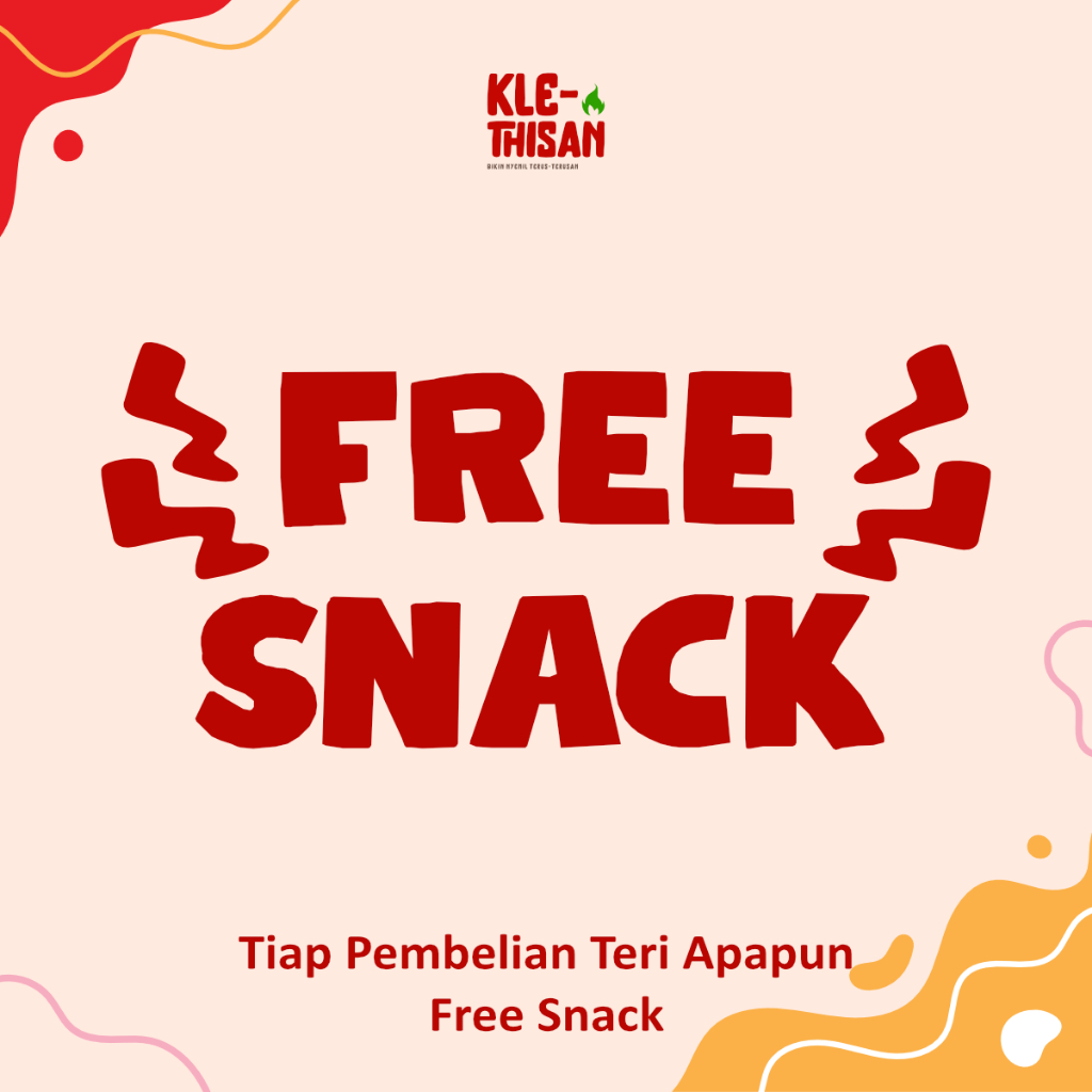 

[Klethisan] Tiap Pembelian Teri Varian Apapun Free Snack