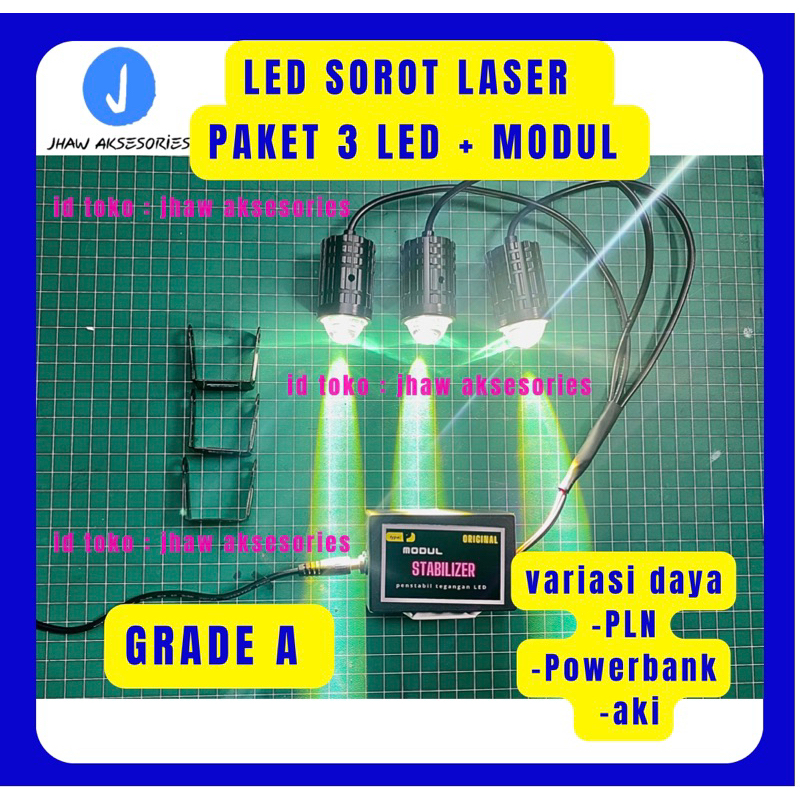 PAKET LED SOROT LASER