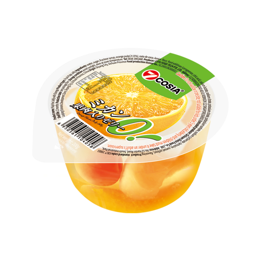 

7COSIA - Pulp Puri Jelly 200 Gr Orange