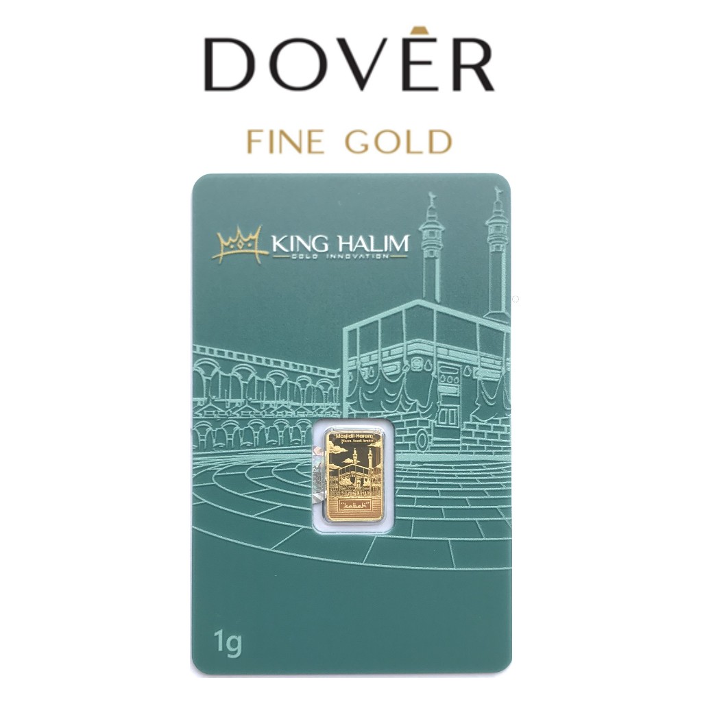 LM Logam Mulia Emas King Halim 1 gram Masjid Haram