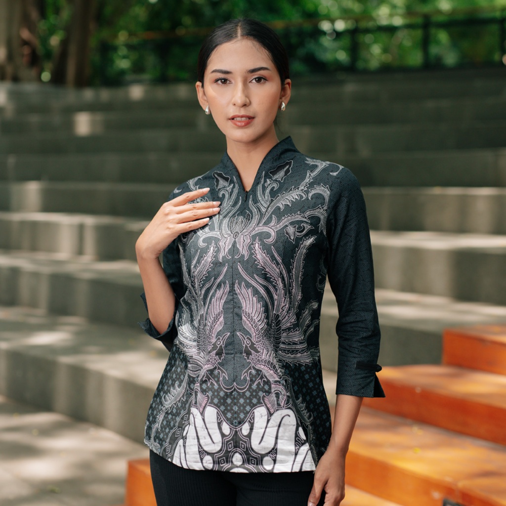 Hadinata Batik Wanita Superfine Blouse Ranita Ranvir