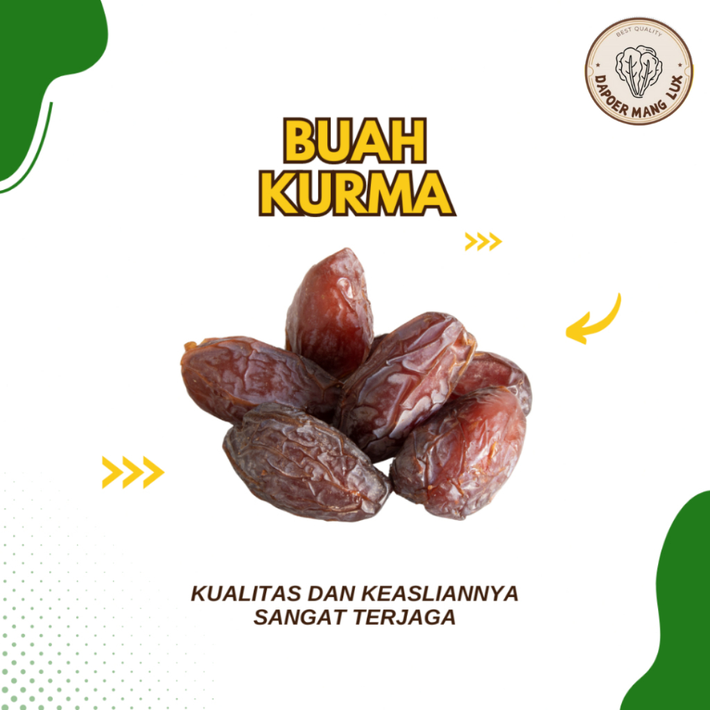 

BUAH KURMA 500 GRM DAN 1 KG BEST QUALITY