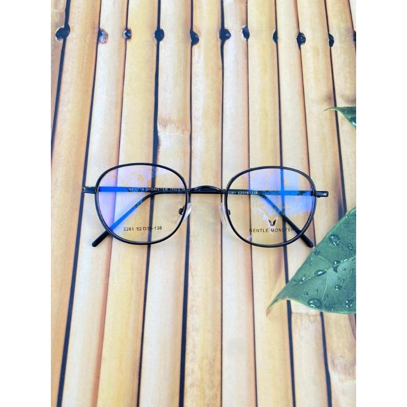 KACAMATA BESI PRIA PAKET LENSA BLUECROMIC Optik