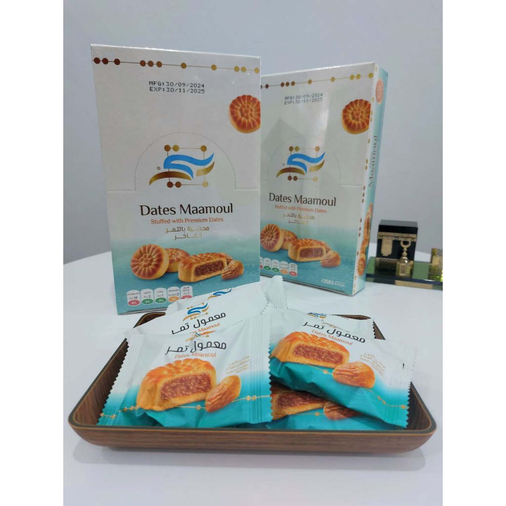 

Biskuit Maamoul Dates Premium 250gr isi 12 pcs