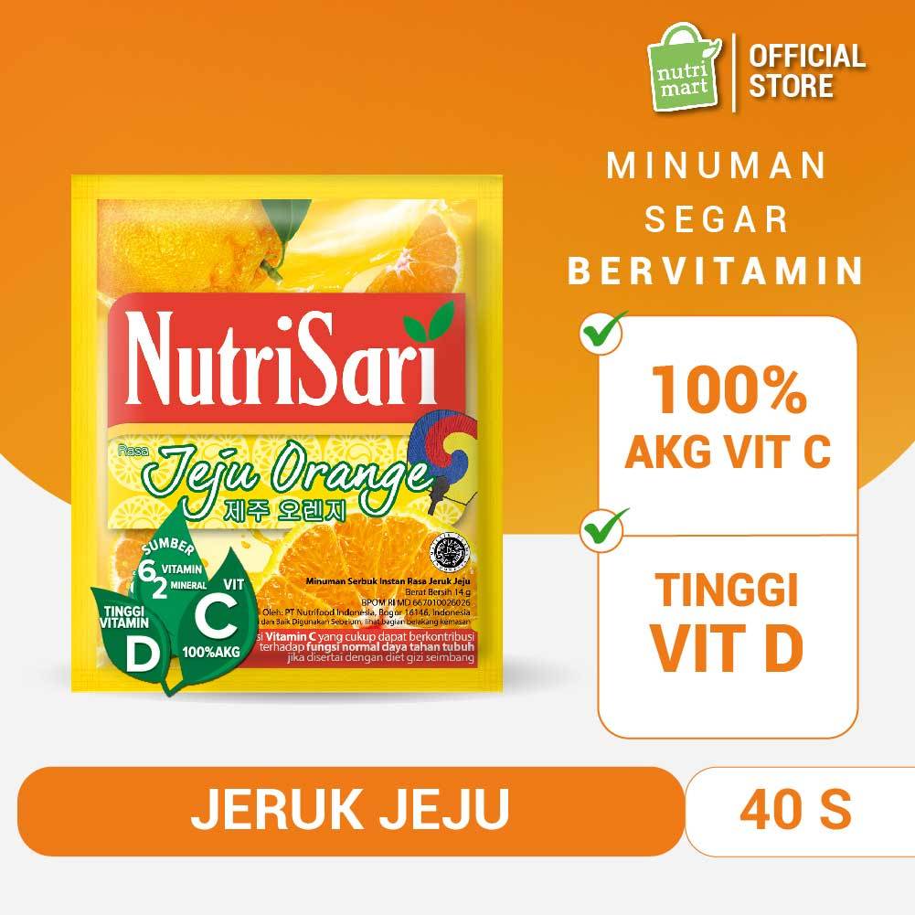 

NutriSari Jeruk Jeju 40 sachet - Minuman Buah Vitamin C