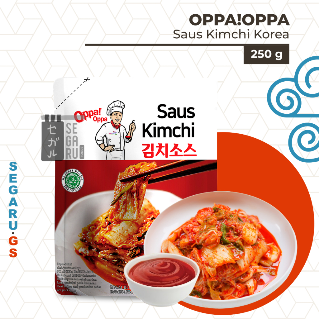 

Oppa Saus Kimchi Korea | Korean Kimchi Sauce Halal 250 gram