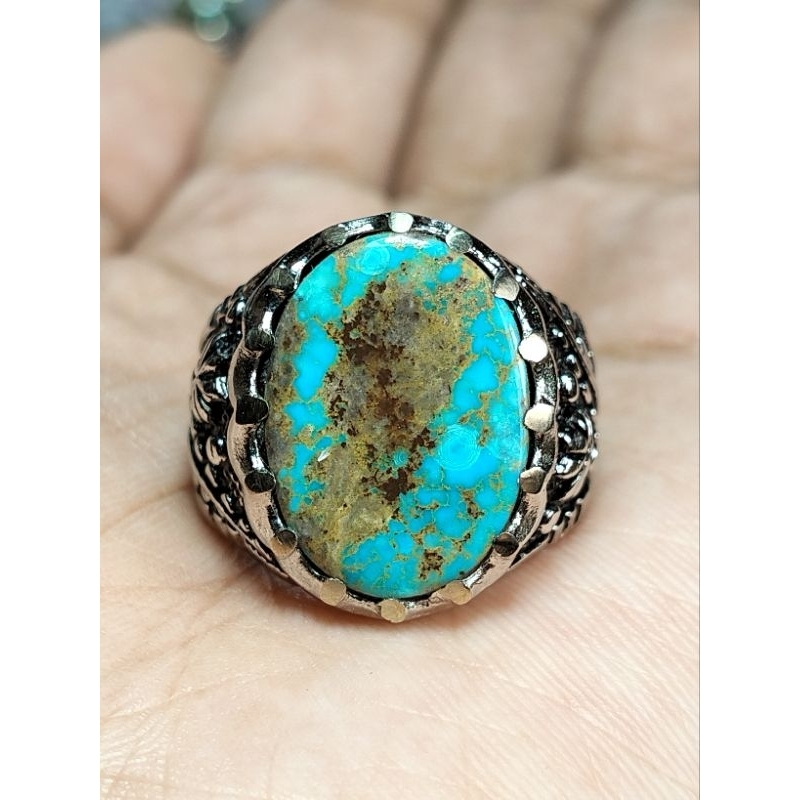 PIRUS PERSIA BIRU FANCY SERAT EMAS GRADASI MERAH