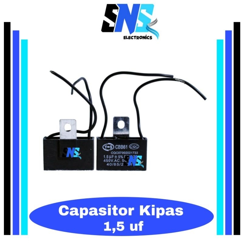 Kapasitor kipas angin cosmos model duduk, berdiri dan gantung - Capasitor kipas angin merk COSMOS 9 