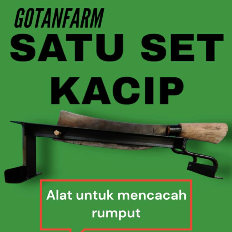 SATU SET Alat Pencacah Rumput Manual ,kacip ,rumput odot ,gajahan ,damen ,rendeng ,jeramih kering
