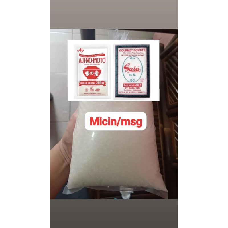 

micin Sasa msg penyedap rasa