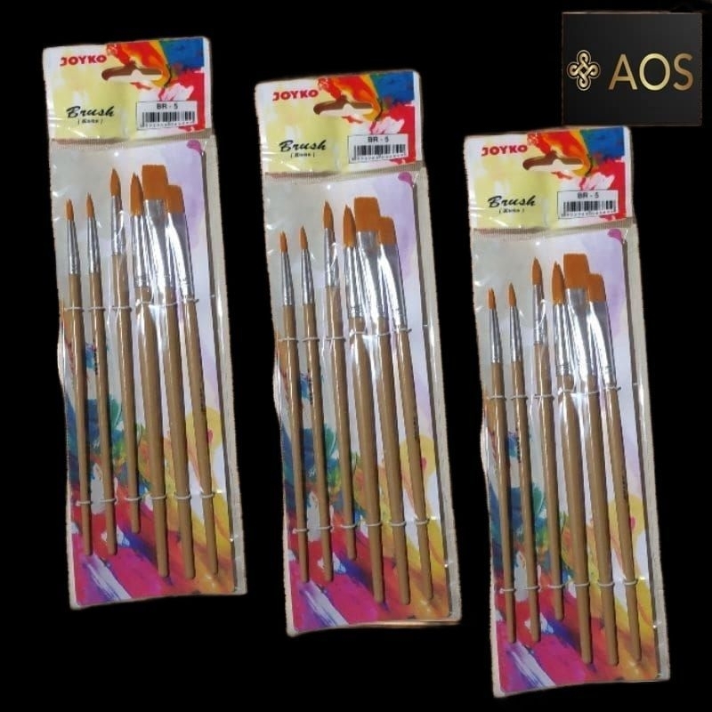 

Brush / Kuas Cat Air / Cat Minyak / Lukis / Acrylic Joyko BR-5