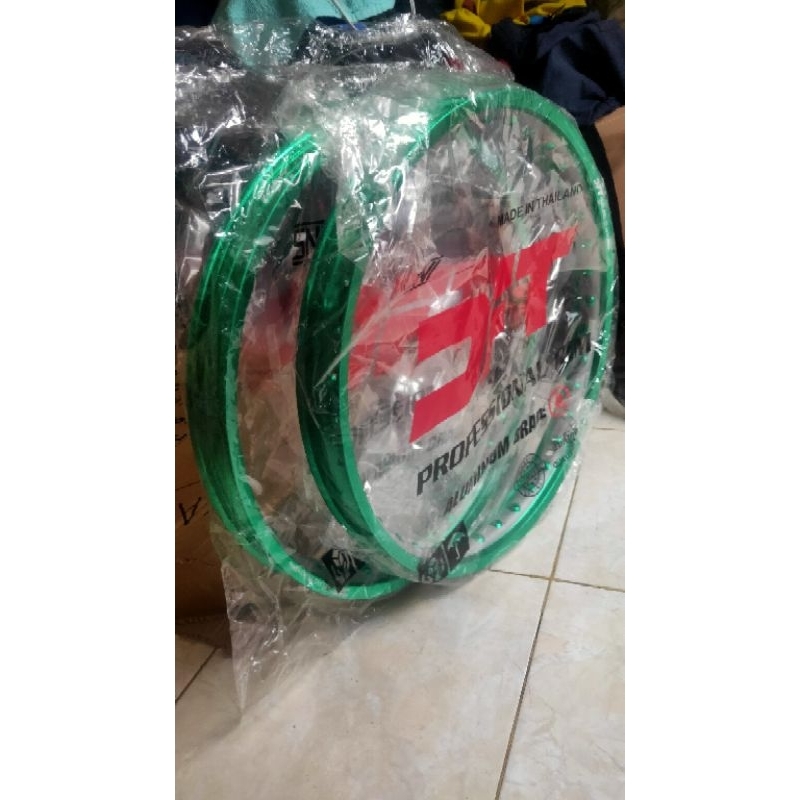 Velg ring 17 DFT Thailand two tone hijau 140