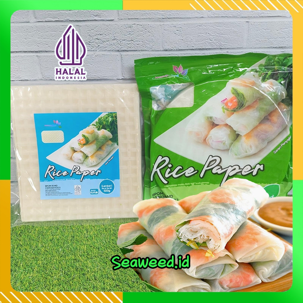 

Rice Paper Kulit Lumpia Java Super Food Bulat Kotak Halal