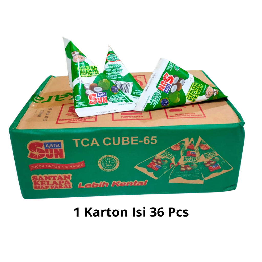 

Sun Kara Santan Instant 1 Dus Isi 36 Pcs Ukuran 65ML
