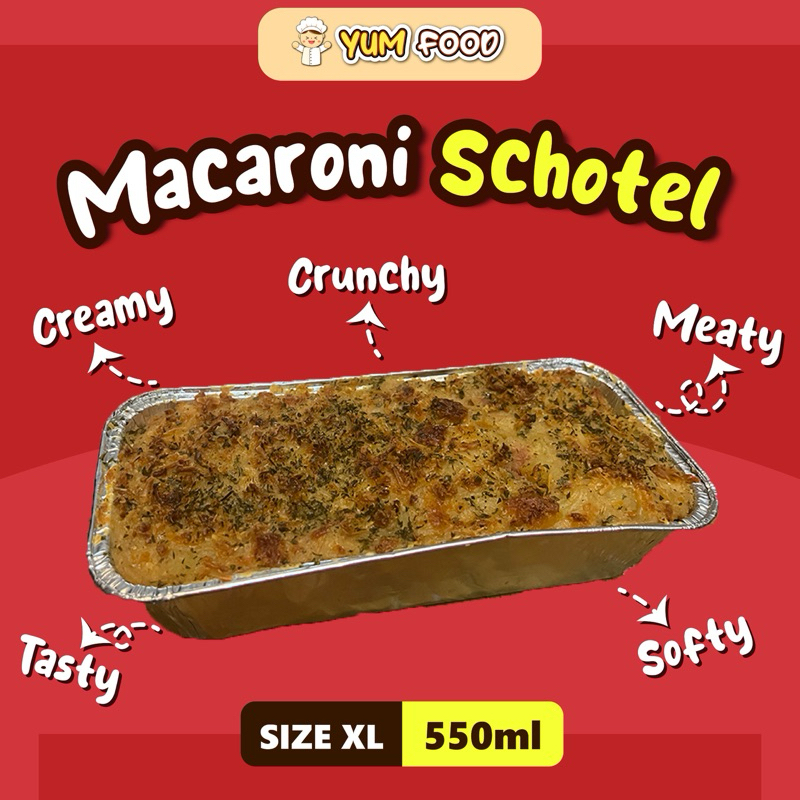 

Macaroni Schotel Panggang Super Cheesy|Creamy|Triple Meat Premium