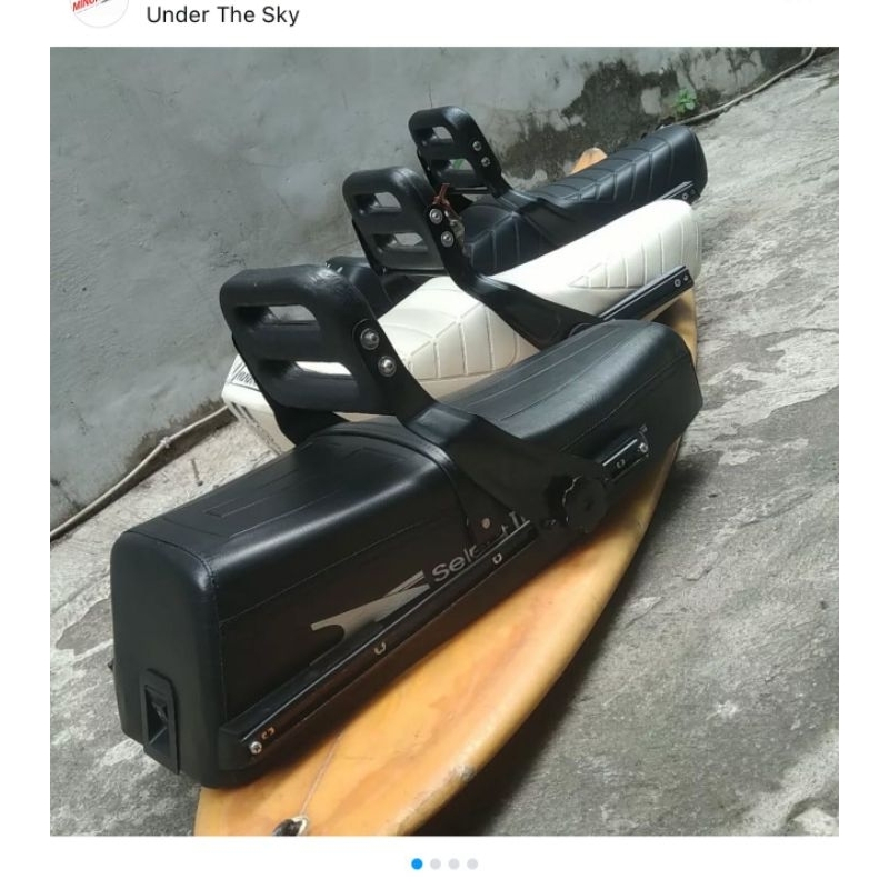 Breket bracket Sandaran senderan jok panjang langsung vespa select 2 II Vespa Excel T5 Px yanke came