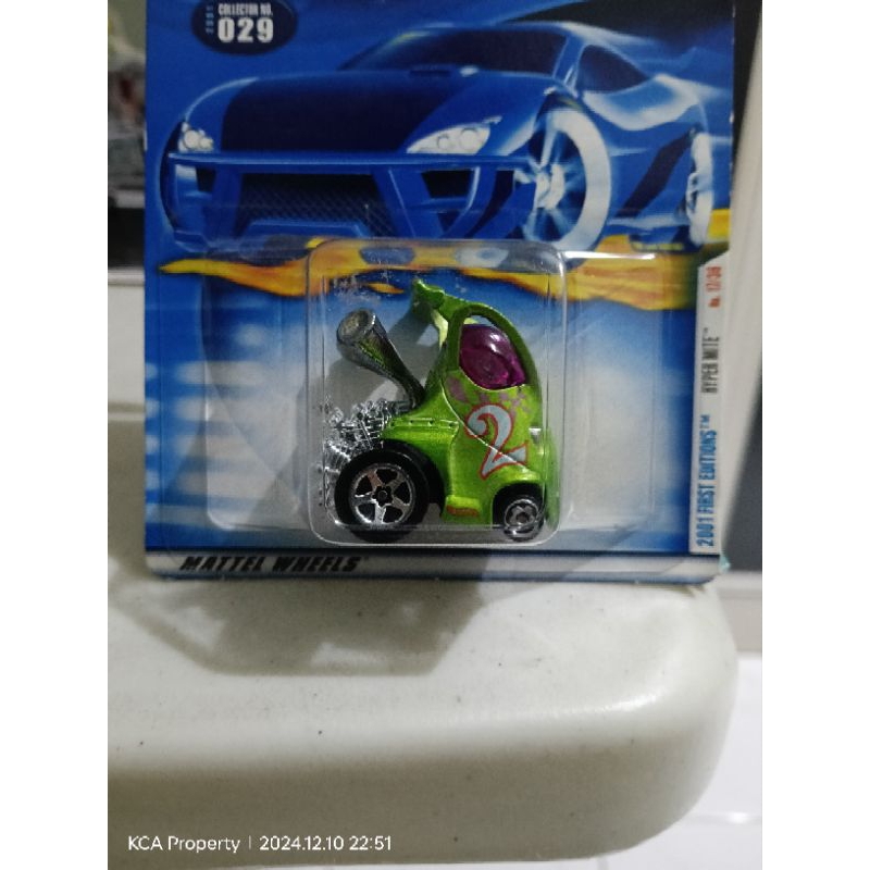 Hot Wheels Hyper Mite Green Collector No.029 Mattel Wheels 2001 First Editions