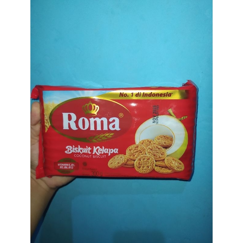 

Biskuit roma kelapa 300gr coconut biskuit