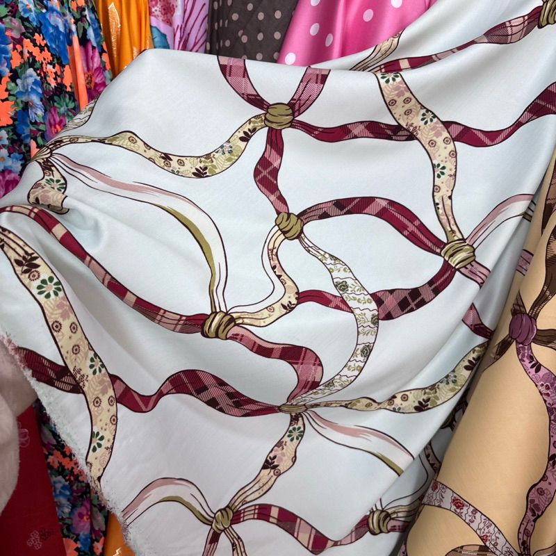 kain - kain wolpeach motif premium - kain bahan motif  - kain motif mewah - kain motif vercase - kai