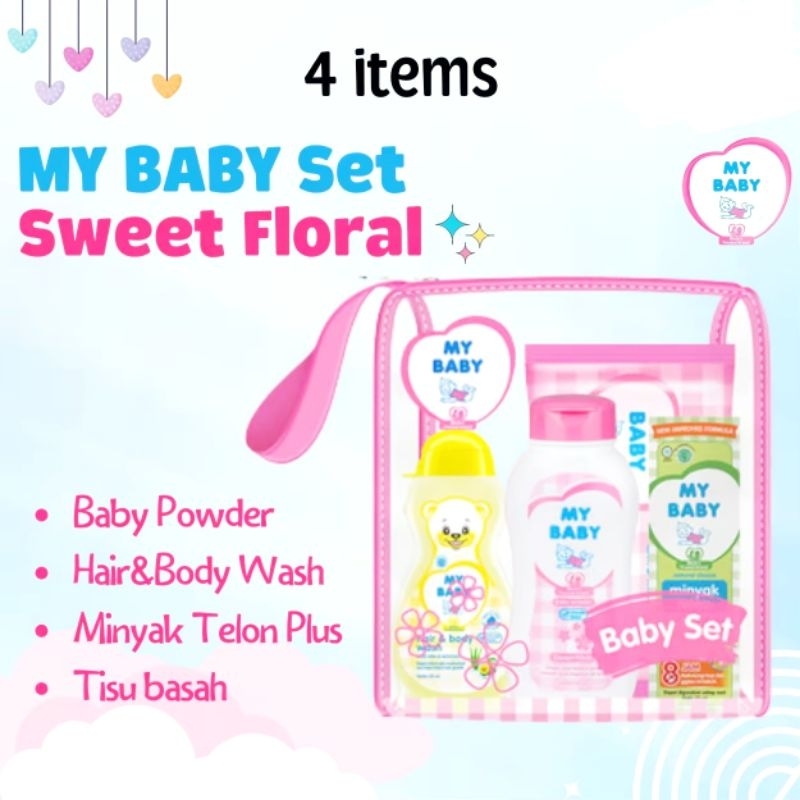 MY BABY Set travel pack Perlengkapan Mandi Bayi