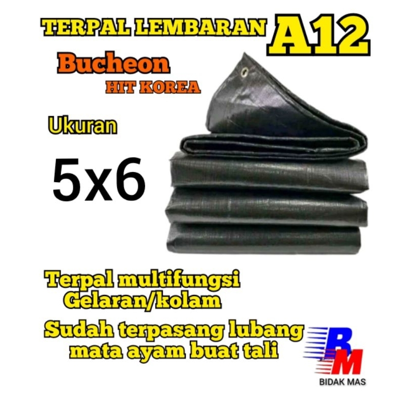 terpal lembaran 5x6 A12 A15 Bucheon hit Korea