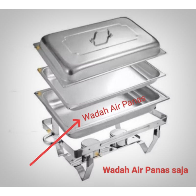 Wadah Tray Untuk Air Panas Prasmanan Jumbo Wadah Air Panas Saja
