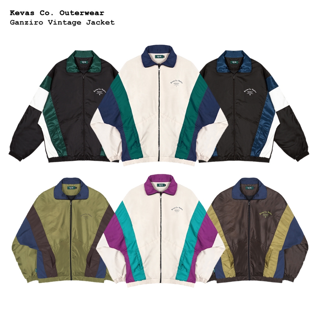 Kevas Ganziro Vintage Jaket Vintage Pria Model Ganziro Jacket