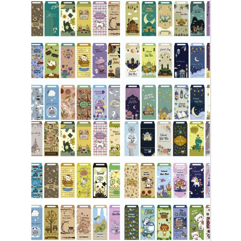 

(10pcs) AMPLOP LEBARAN PANJANG/AMPLOP FANCY/AMPLOP UNIK