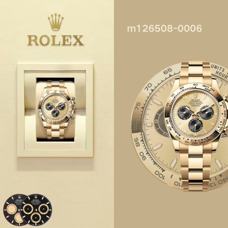 [100% asli] ROLEX Cosmograph Daytona(m126508-0006)