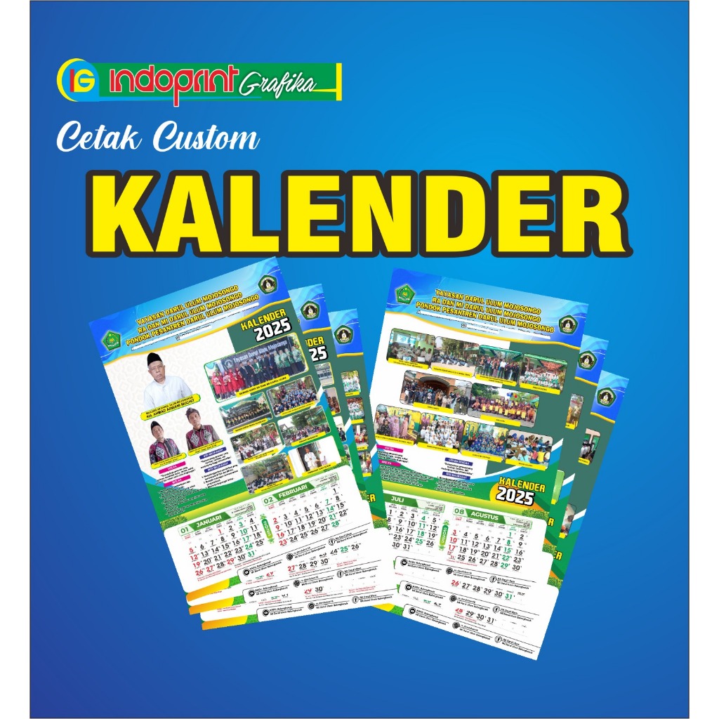 

KALENDER 2025 CUSTOM Desain Full Colour