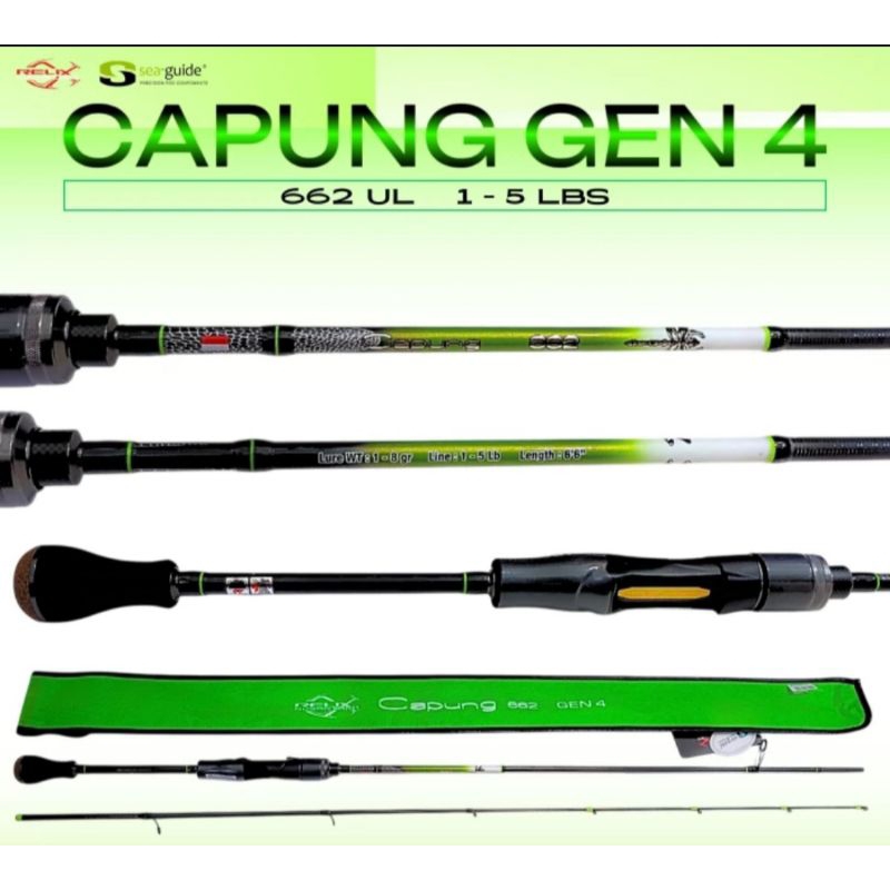 Joran UL Relix Nusantara Capung 662 Gen 4