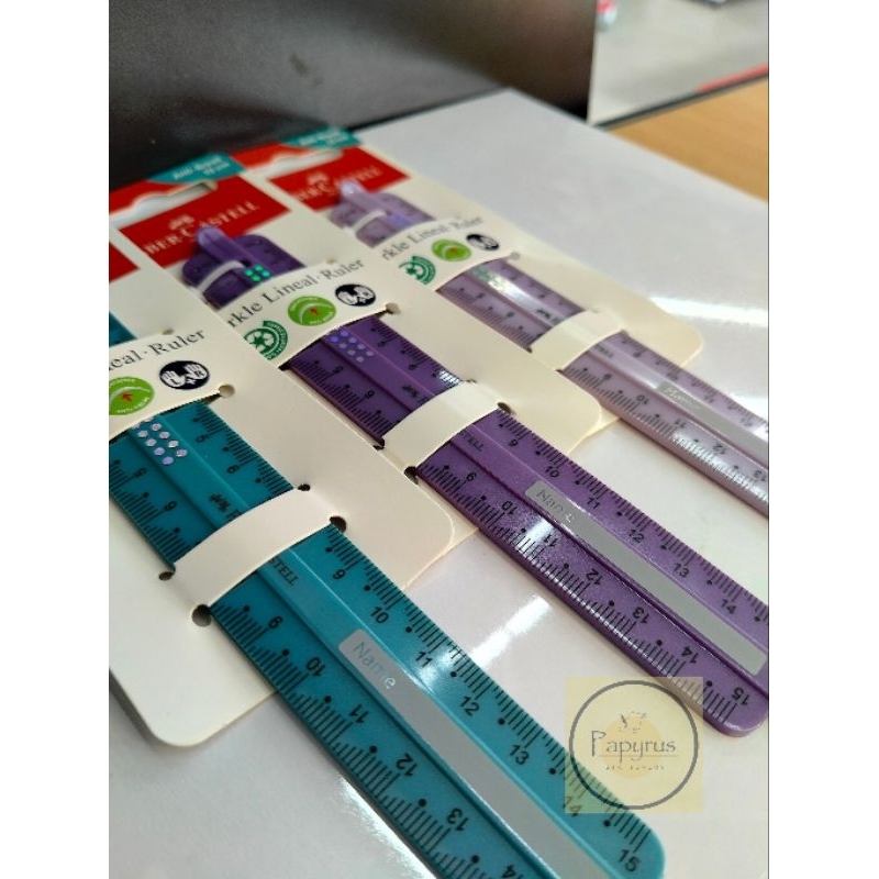 

Faber-Castell Ruler Sparkle 15 30cm / Penggaris 15 30 cm