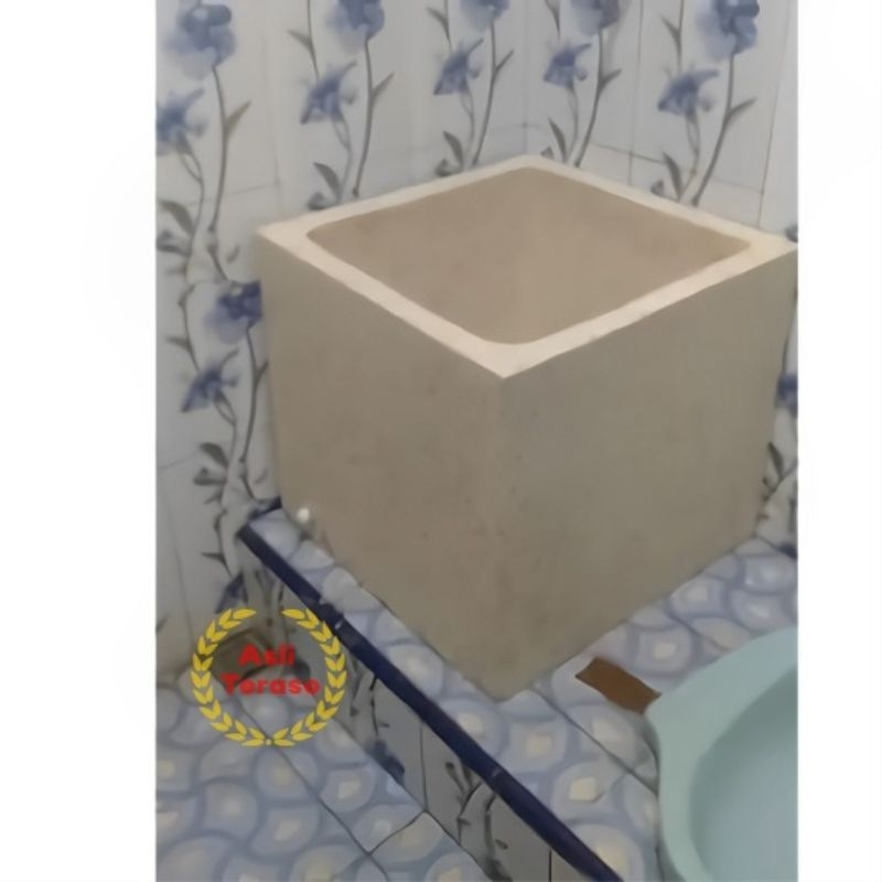 TERBARU Bak Mandi Terasso Kotak - FREE ONGKIR - COD - GRATIS ONGKIR - BERGARANSI