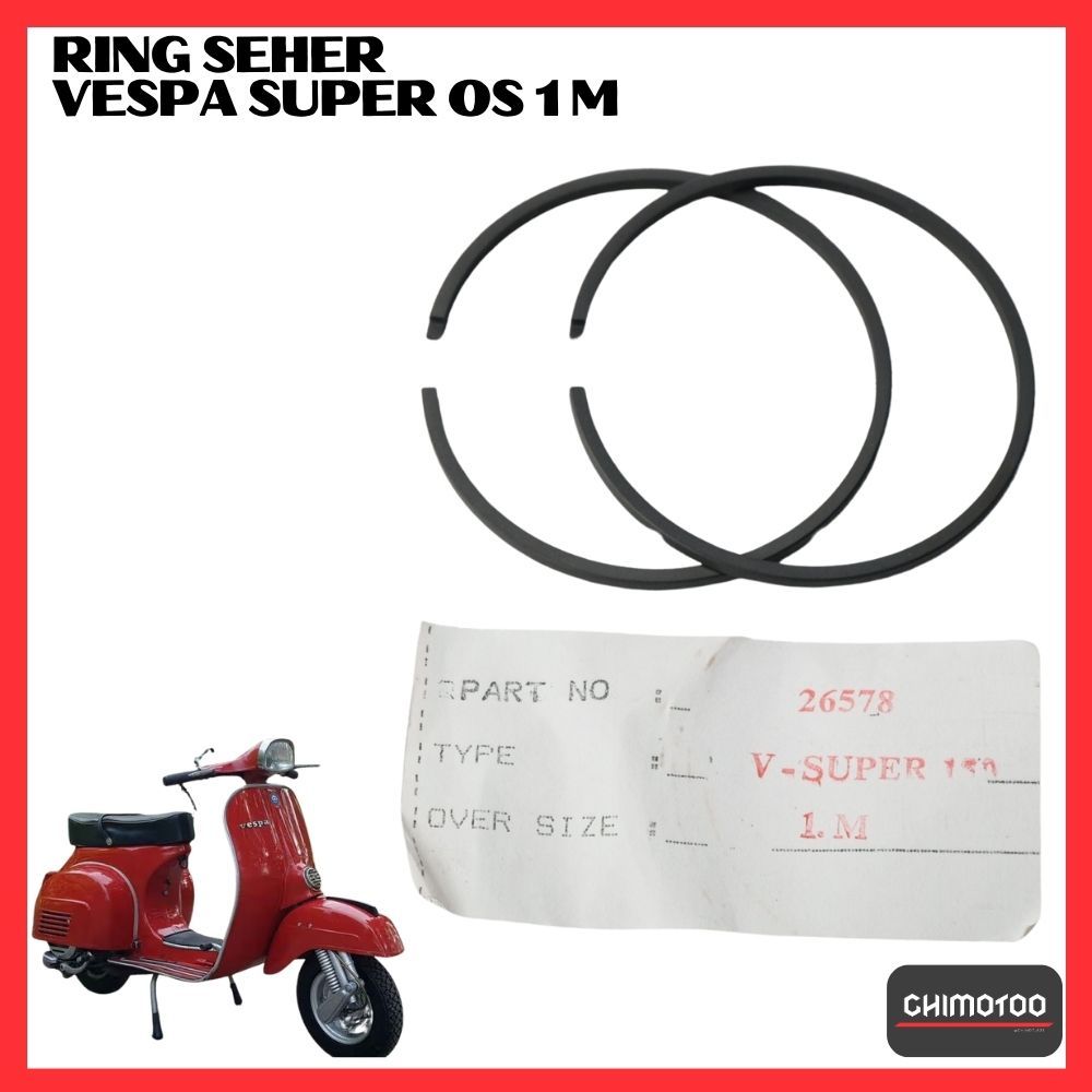 Ring Seher Vespa Super Sprint Os Oversize Ukuran 1 M