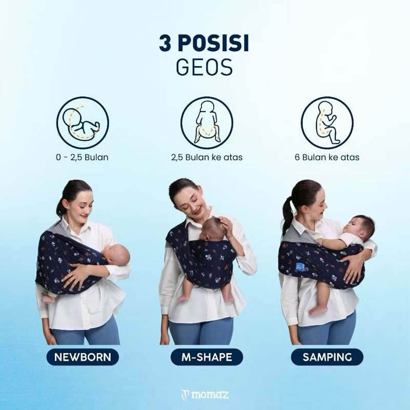 Geos Instan MobyMoby (sekarang Momaaz) | Gendongan kaos Instan Preloved