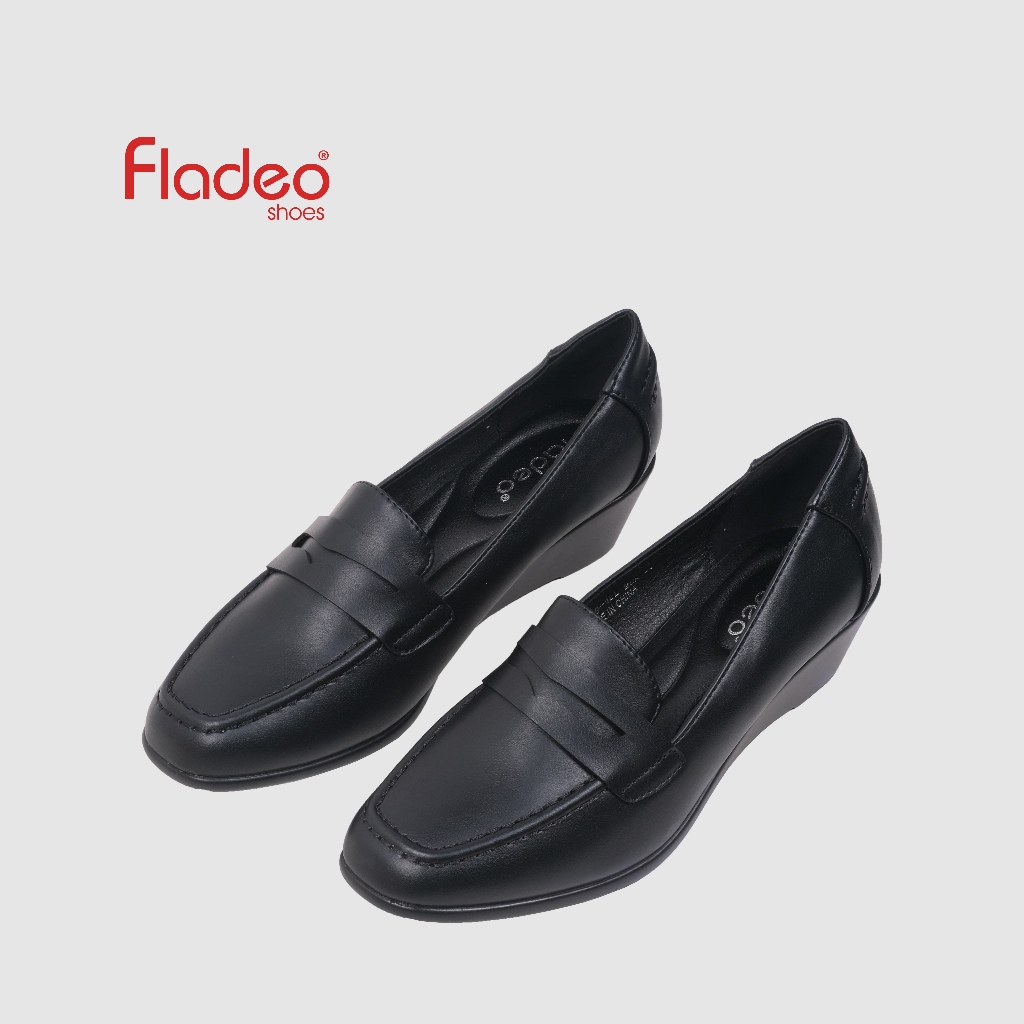Fladeo K24/LSF609-1EL /Sepatu Wedges Formal Pantofel Wanita