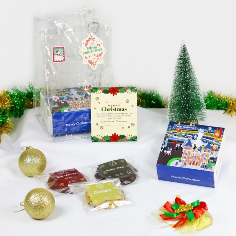 

GIFT JINGLE HAMPERS 3 COOKIES by @belacakery