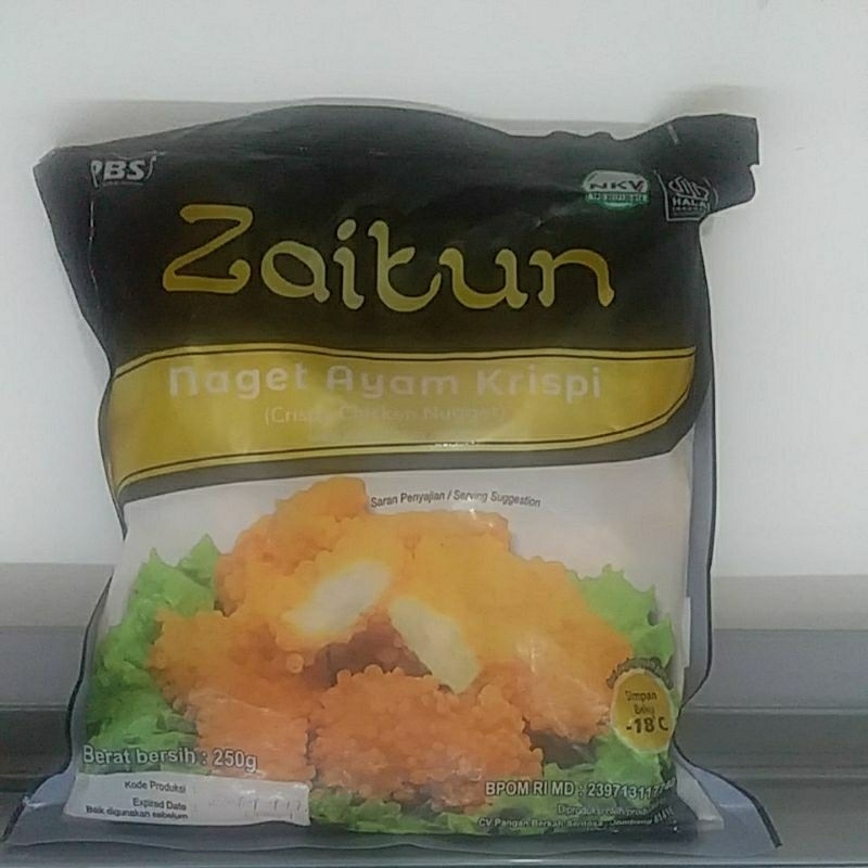 

Zaitun Naget Ayam Krispi 250 gram
