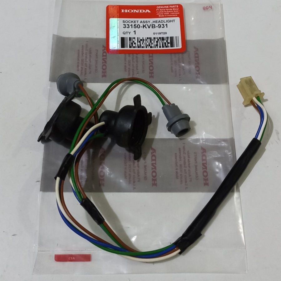 Fiting Lampu Socket Lampu Depan Honda Vario 110 Karbu Original KVB
