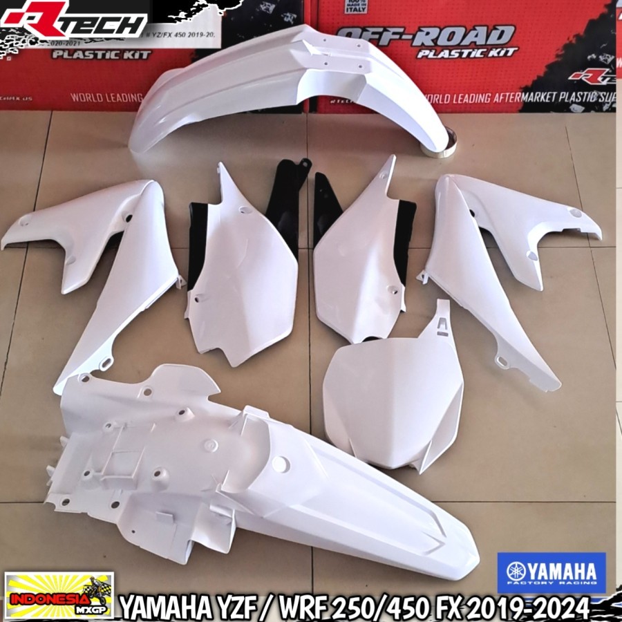 YAMAHA YZ - YZF WRF 250 450 FX 2018 2019 2020 2021 2022 2023 2024 - RACETECH COMPLETE PLASTIK KIT - 