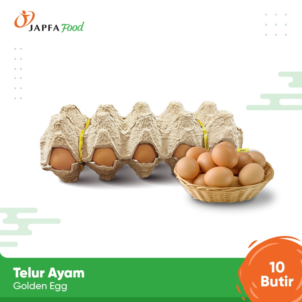 

Telur Ayam Negeri Super Grade A - 1 Pack Isi 10 Butir