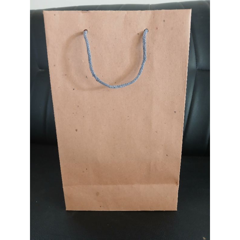 Paperbag tas songgong 20x10x30cm kertas craft coklat polos