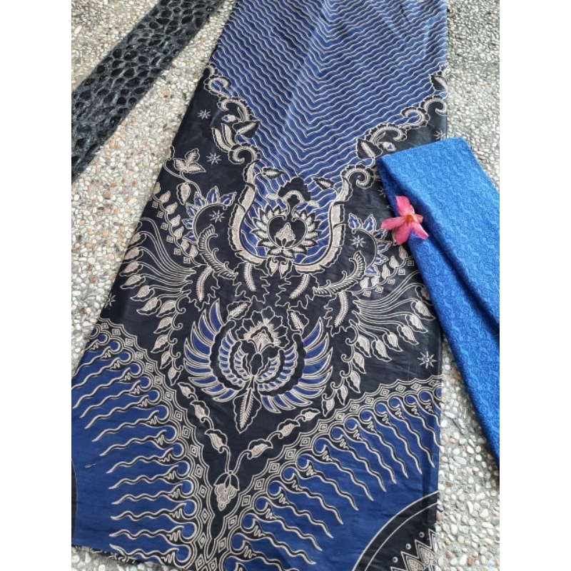 kain batik printing halus bahan katun motif korpri iteman