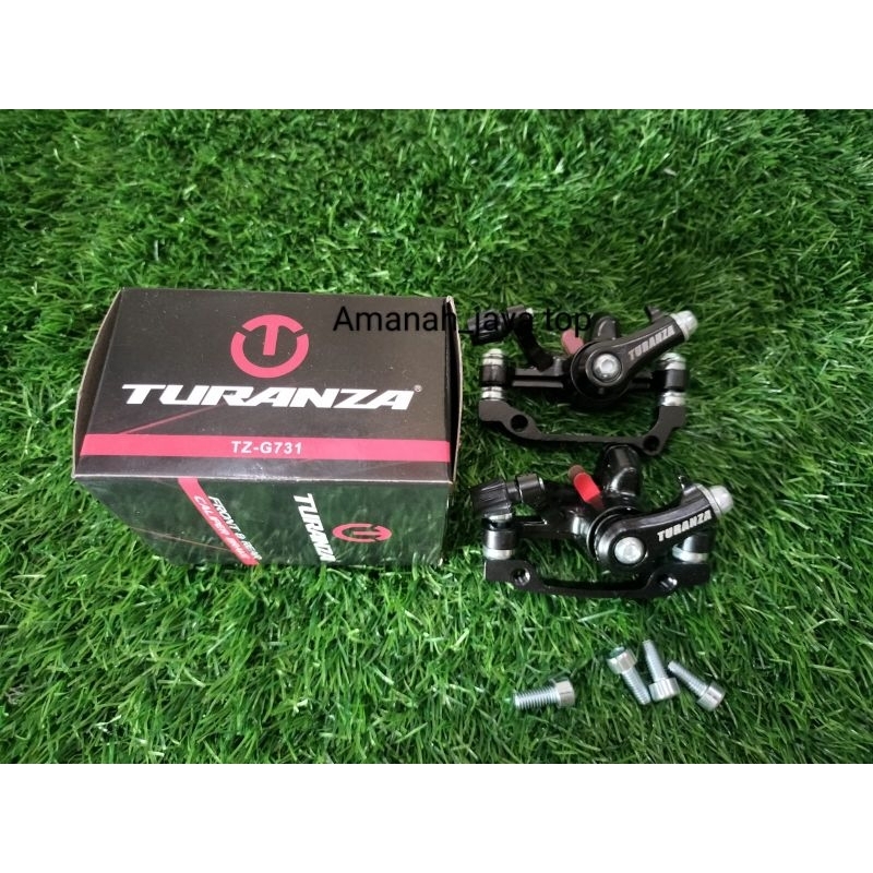 Kaliper Rem Cakram Sepeda 1 set Depan Belakang Turanza