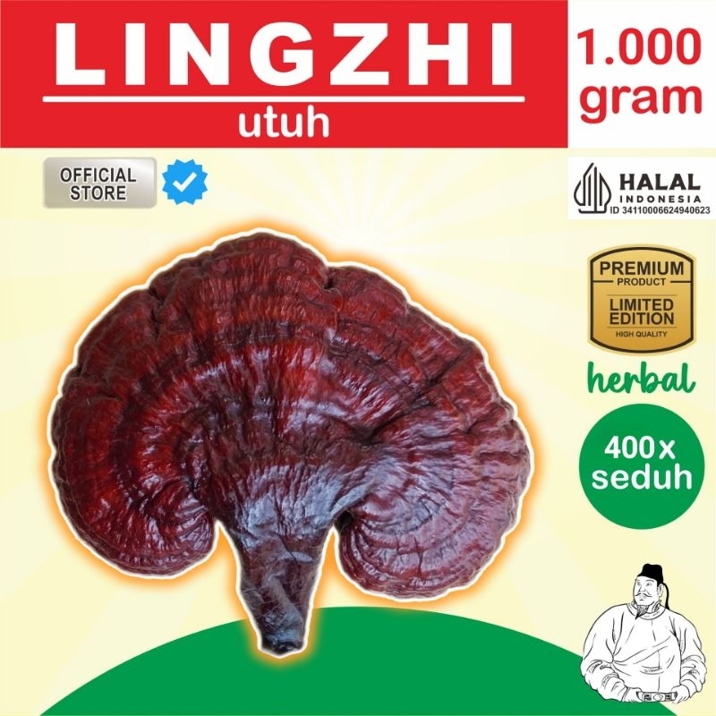 

Lingzhi utuh ASELI 1kg