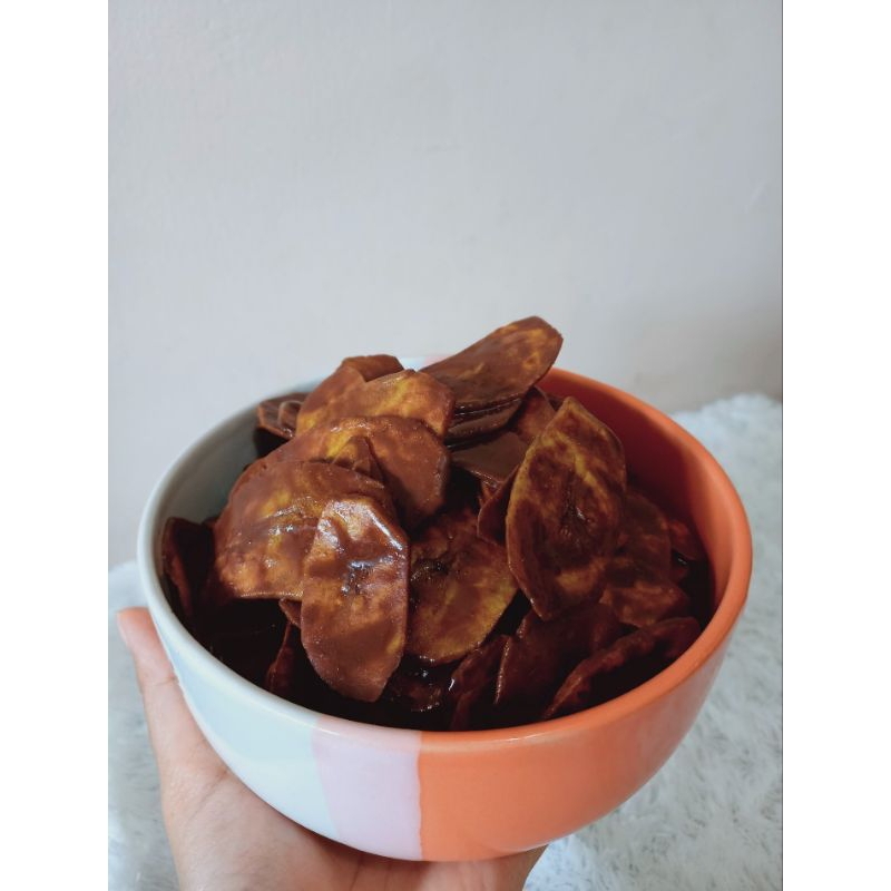 

KERIPIK PISANG COKLAT LUMER *SATU PUTRI* 500 ML